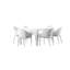 Ensemble de salle à manger extensible en plastique l 7 po Farrah-1619433943