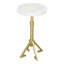 Table de bout en acier à piédestal