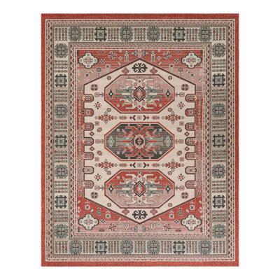 Indoor/Outdoor Traditional Area Rug