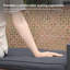 Ensemble de conversation de patio 4 pièces avec plateau en bois d'acacia-129521193