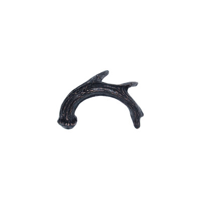 Wildlife Deer Antler Right Facing 2 15/16" Center to Center Novelty Pull