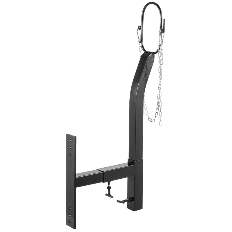 Bétail avec porte-oreillette, tête de boucle en acier, hauteur de 9,8 pouces et support de coupe réglable en longueur de 5,9 pouces