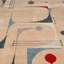 Mid Century Modern Hand Knotted Geometric Area Rug-1421114958