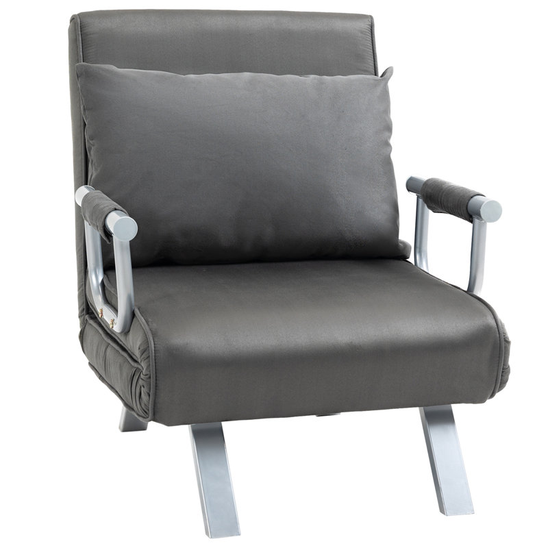 Chaise berçante moderne en tissu avec dossier réglable