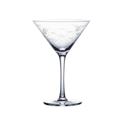 Handmade Crystal Martini Glass