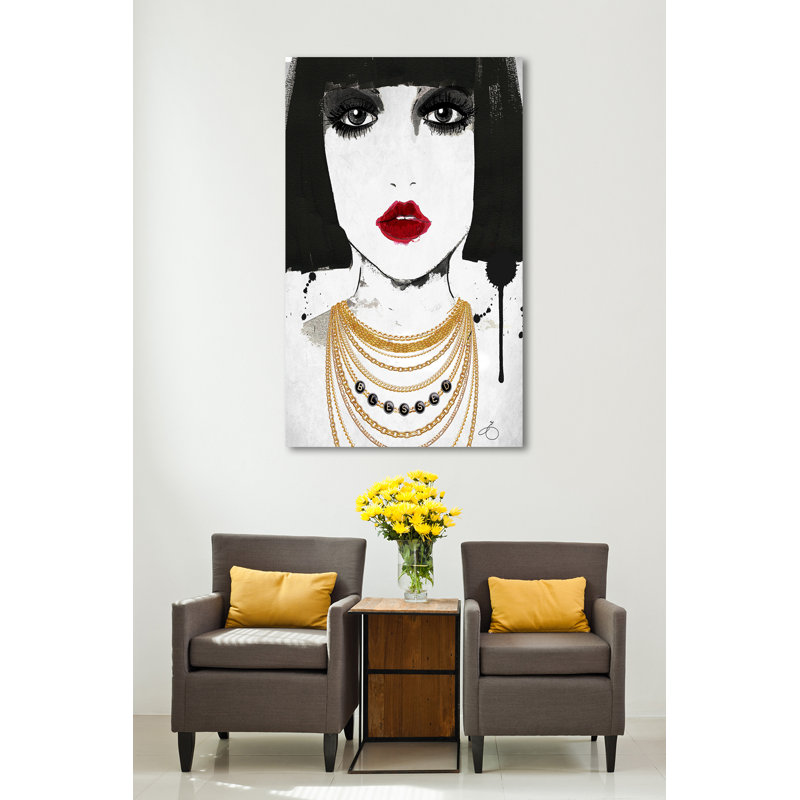"Blessed Print" par Jodi, impression sur toile, H 30 po x l 18 po x P 1 po, Toile tendue