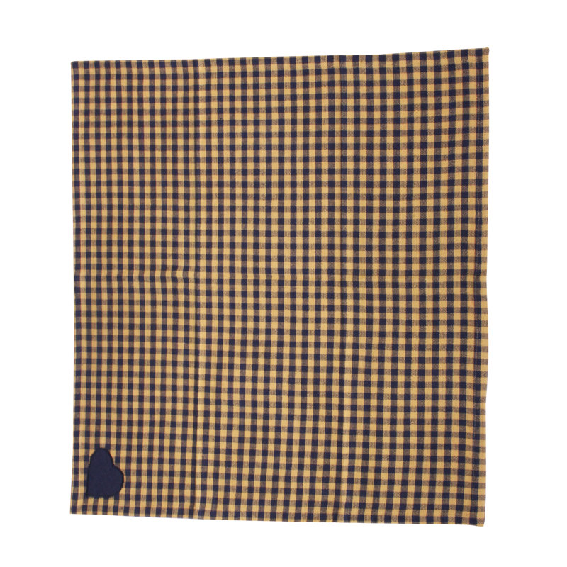Landreth Cotton Plaid Square Napkin, Green