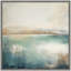 «Abstract Calming Lake Landscape» par The Creative Bunch Studio, reproduction d'art sur toile encadrée-278971346