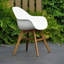 Ensemble de 2 chaises de patio en bois avec accoudoirs Rafael-1289283136