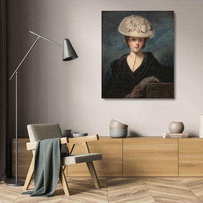 "Miss Mary Hickey" par Sir Joshua Reynolds - Art mural sur toile tendue avec châssis