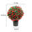 21.6” Tall Artificial Rose Topiary Ball Tree