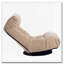 Chaise rembourrée avec repose-pieds