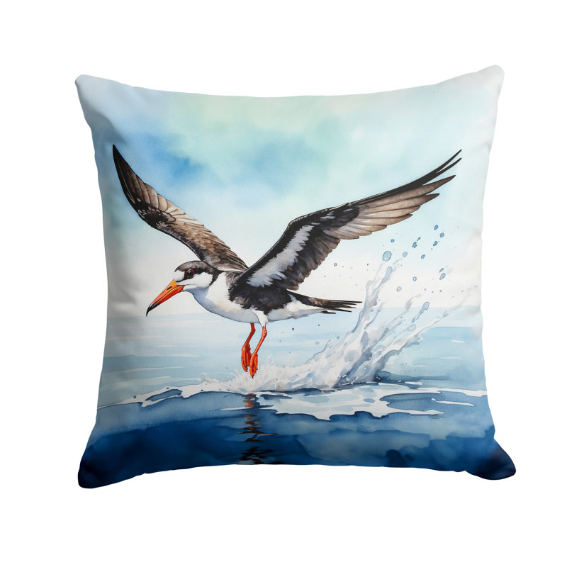 Coussin Black Skimmer, Carré 18 po