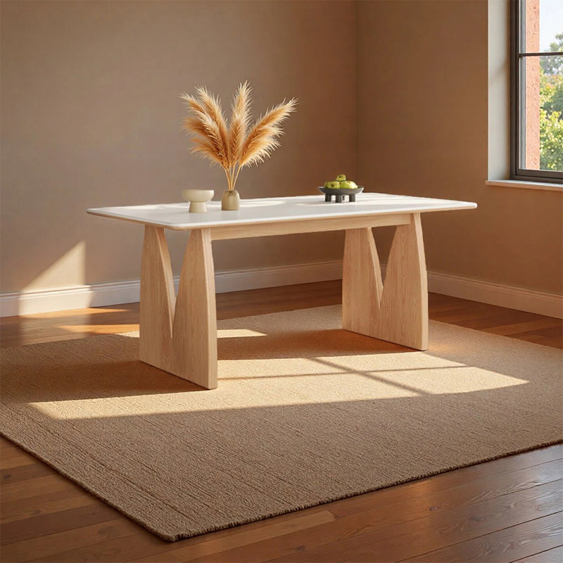Table de salle à manger simple et tendance, 29.52"H x 70.86"L x 35.43"W
