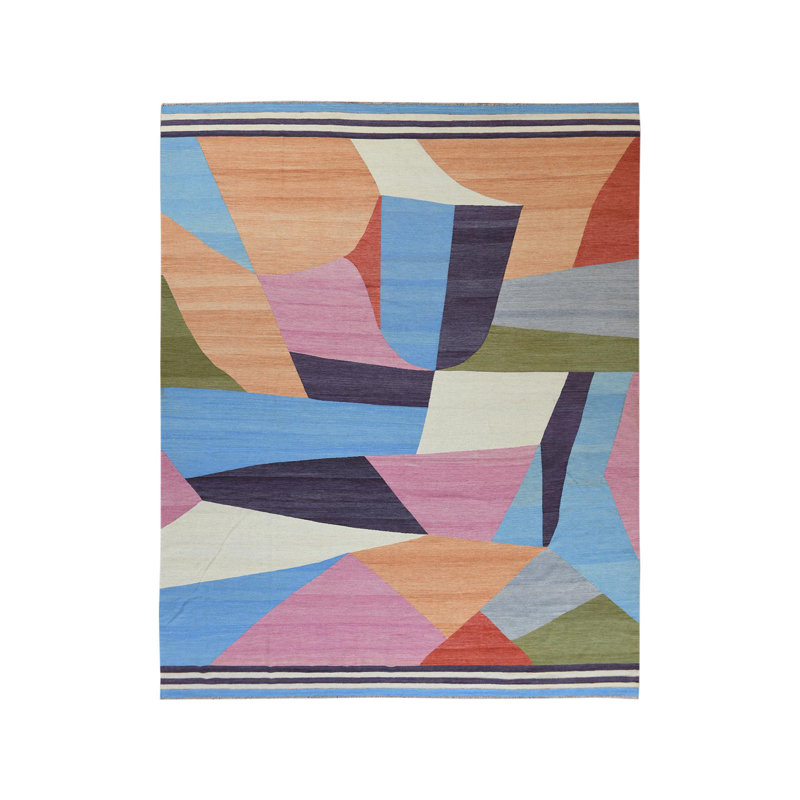Tapis tissé à la main kilim 12 pi 1 po x 15 pi THE CANDY STORE Tapis tissé à la main 2FB772FBB0EB4E91BB2EBF61A055A3DE