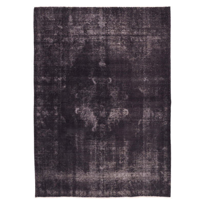 Tapis noir à transition de couleur 6 pi 11 po x 9 pi 7 po