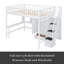 Lit mezzanine double avec tiroirs Kahlie Kids-795653708