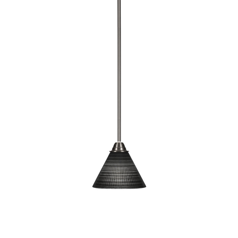 Luminaire suspendu Ayrshire Paramount, H 57 po x l 7 po x P 7 po, Noir
