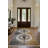 Annie Collection Digital Print Cotton-Polyester Gray Human Figured Floral Rug-1847382808