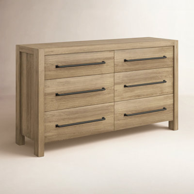 Laroche 62" Oak Double Dresser