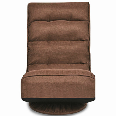 5-Position Folding Floor Gaming Chair