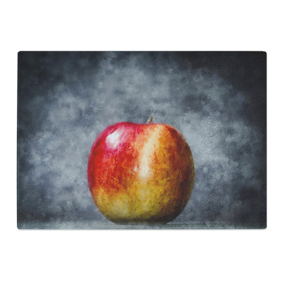 Apple Fruit Painting Chopping Board