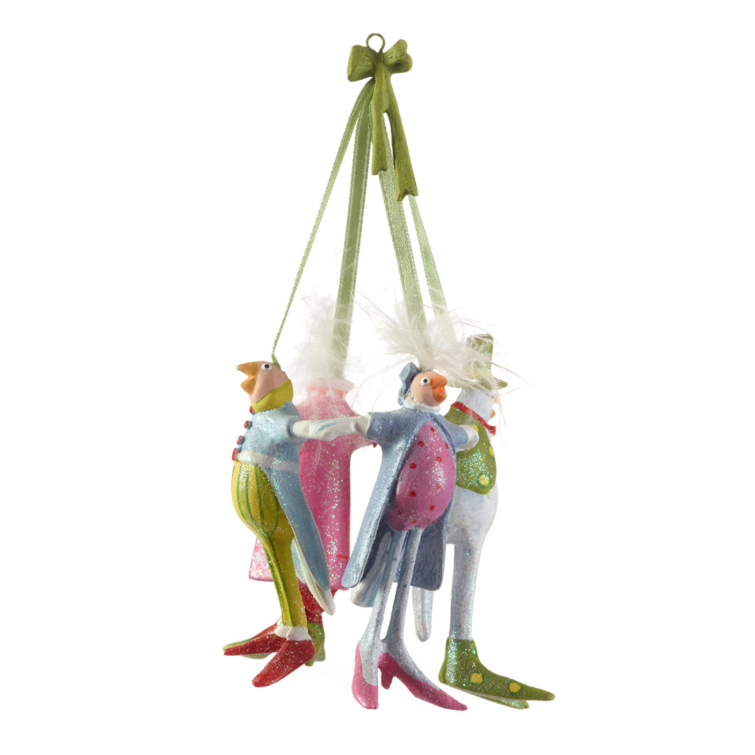 Patience Brewster 12 Days 4 Calling Birds Ornament MacKenzie-Childs