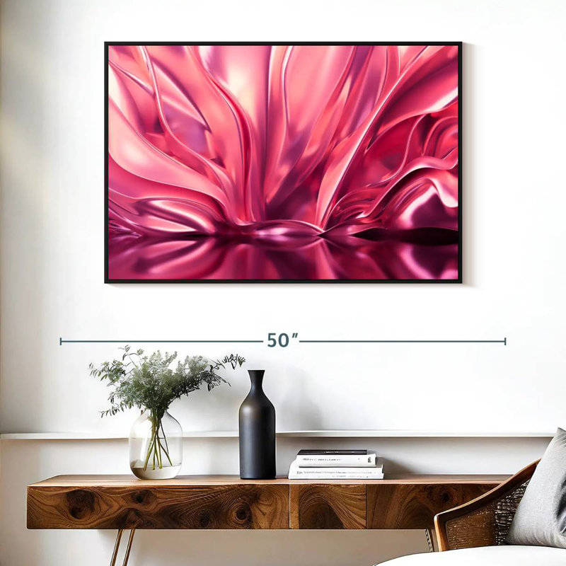 Avery Blush Pink Abstract, 27" H x 40" W