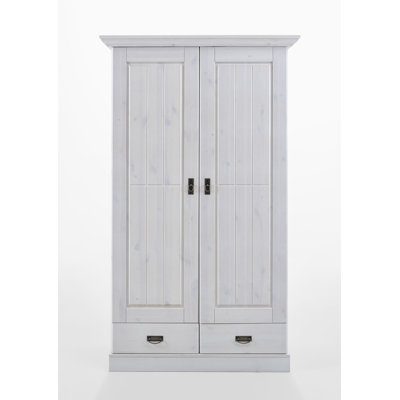 Polebridge 2 Door Solid Wood Wardrobe