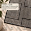 Tapis intérieur / extérieur en chenille antidérapant et lavable Caretta-1990153227