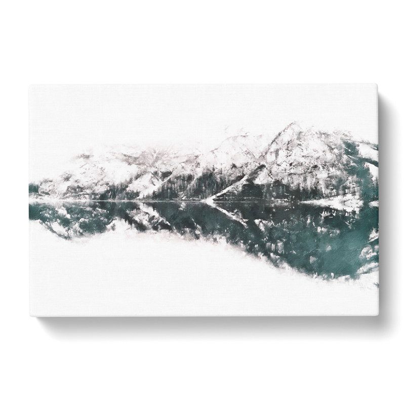 Lake Reflection In Italy - Wrapped Canvas, 35cm H x 50cm W x 3cm D