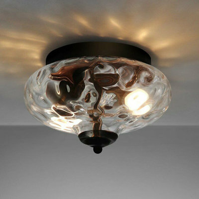 Anshi Glass Flush Mount