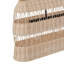 Lustre en bambou tissé à la main 4 lumières 47 pouces