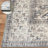 Nel Paz Border Beige Gray Ivory Machine Washable Area Rugs-1802250594
