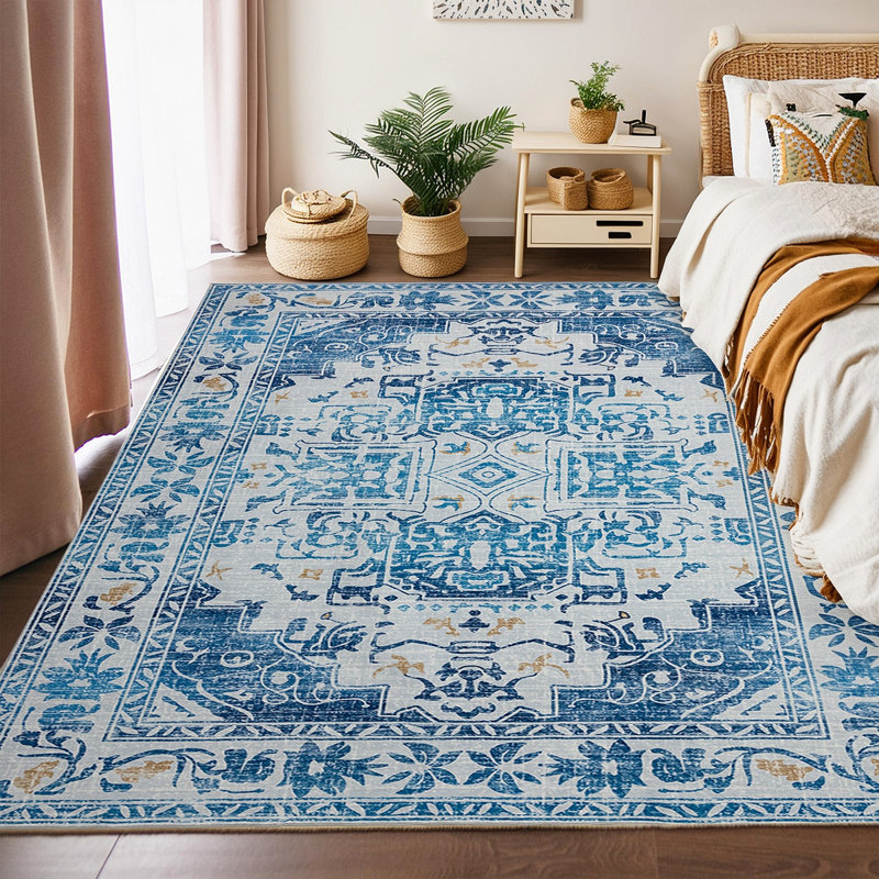 Tapis de salon rectangulaire Ciarah, Rectangle 4 pi x 6 pi