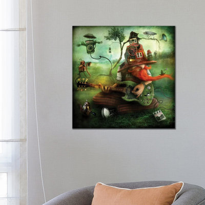 The Trubadour by Alexander Jansson - Wrapped Canvas Print