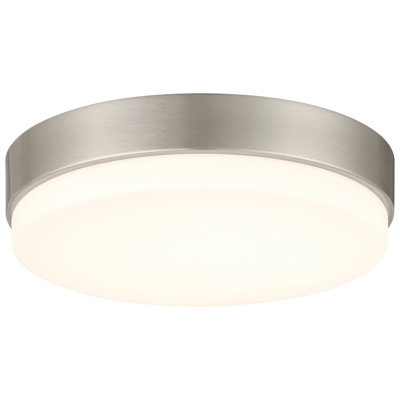 Roma Minimus LED Flush Mount - Brushed Steel Finish