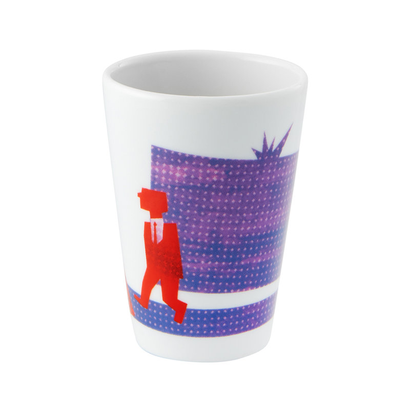 Porcelain Espresso Cup and Saucer