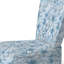 Chaise d'appoint rembourrée en velours Arctique