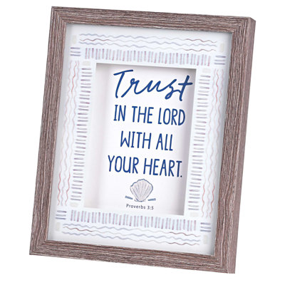 Encadré Art Trust In The Lord