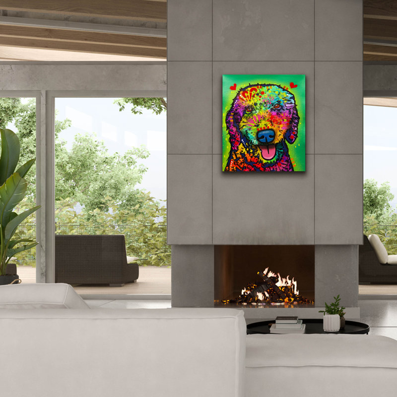 'Depth' by Dean Russo Canvas Wall Art, 30" H x 26" W x 1.5" D