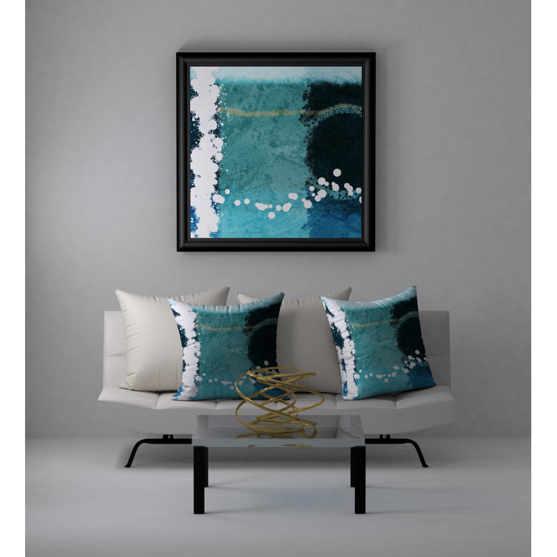 Coussin décoratif carrée rafraîchissante, 24 po x 24 po