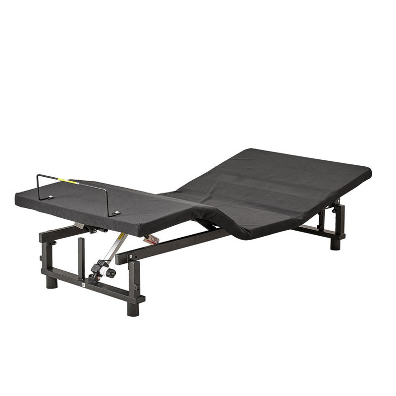 Adjustable Bed Base Frame with Quiet Motor Head and Foot Incline for Zero Gravity Experience