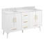 72" Novak Double Bathroom Vanity Set with Rectangular Undermount Sinks-93572599-79111949-79111947