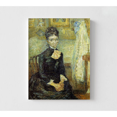 «Mother By Cradle» par Vincent Van Gogh, art mural de la mère, cadeau de fête des mères, reproduction de Portrait, Portrait de Van Gogh, art mural