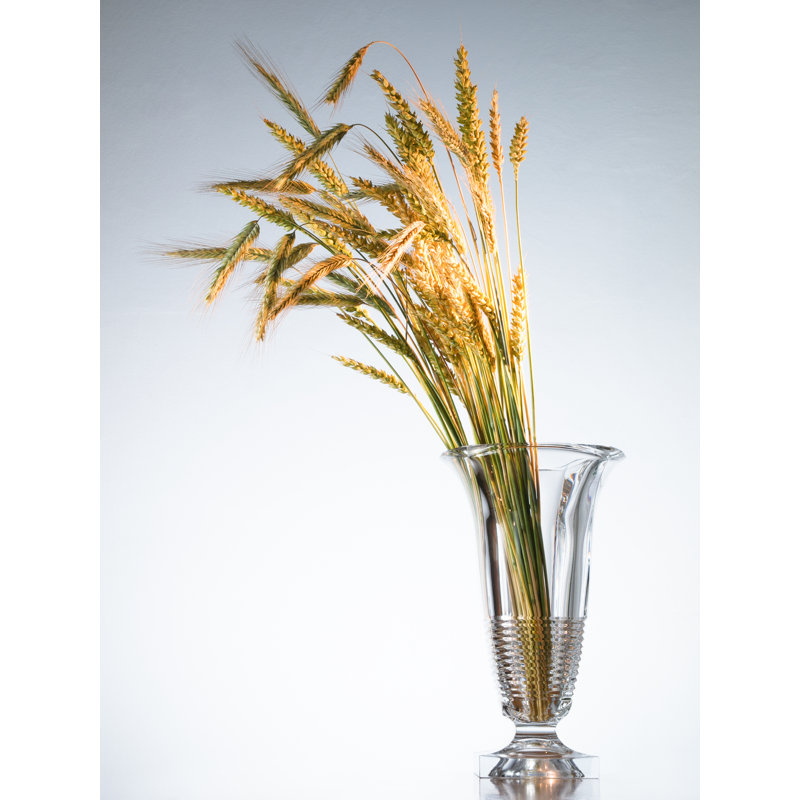 Jiesha Crystal Table Vase, 11.25" H x 7.50" W x 7.50" D