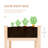 Outsunny Raised Garden Bed With Legs, Elevated Wooden Planter Box, Self-Draining With Bed Liner For Vegetables, Herbs, And Flowers Backyard, Patio, Balcony Use-130880135-130880134