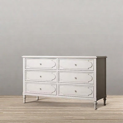 Buffet blanc rétro de style français