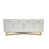 Gold/White High Gloss Lacquer