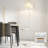 Modern Pleated Cream Floor Lamp With Table Top And Dimmable Bulb